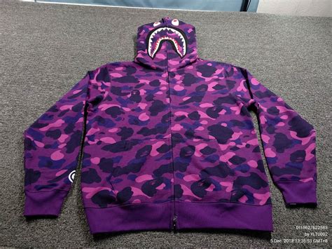 BAPE Sta Pattern Shark Full Zip Hoodie &39;Purple&39;. . Alt seller bape hoodie